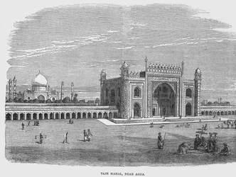 Taj Mahal, près d