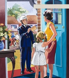 Garçon messager de télégrammes