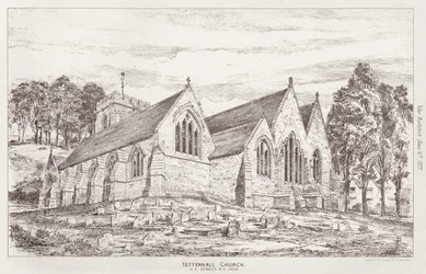 Église de Tettenhall (gravure)