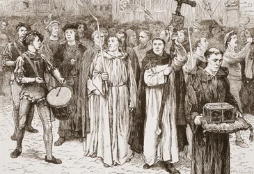 Procession de Tetzel, illustration de L
