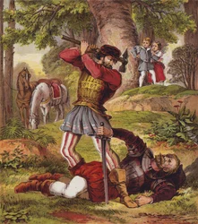 Les enfants dans les bois