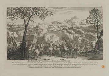 La bataille de Culloden, près d