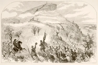 La bataille de Lookout Mountain (lithographie)