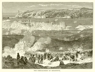 Le bombardement de Sébastopol