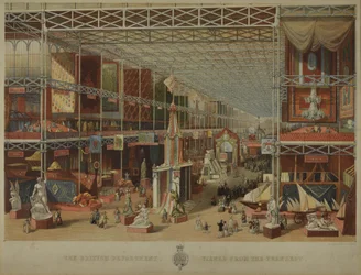 Le Département britannique vu du transept