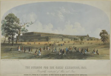 Le bâtiment pour la Grande Exposition