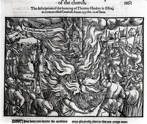 Le bûcher de Thomas Haukes, 10 juin 1555, de 