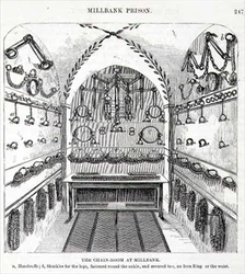 Salle des chaînes à Millbank, extrait de 
