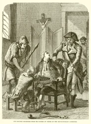 Le dauphin séparé de son père par ordre du Comité révolutionnaire