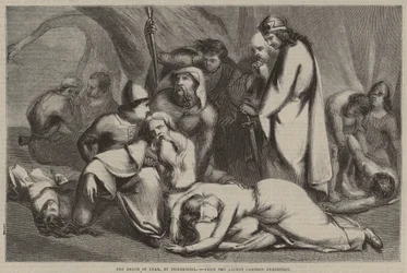 La mort de Lear, par Pickersgill, de la récente exposition de dessins animés