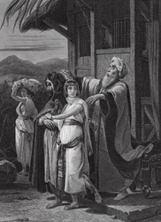 Le Départ de Rebecca (gravure)