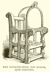 La Chaise de Supplice pour les Harpies, 17ème Siècle
