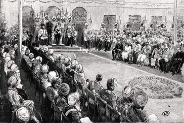 Le Durbar à Rawul Pindi