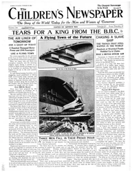 La ville volante du futur, première page de 