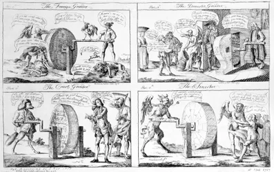 Le Meuleur Étranger, Le Meuleur Domestique, Le Meuleur de Cour, Le Finisseur, 1757