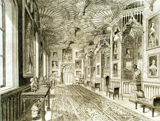 La Galerie, gravée par T. Morris, de 