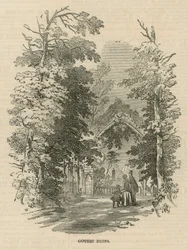 Les ruines gothiques dans les jardins de Vauxhall