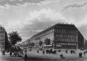 Le Grand Hôtel, Boulevard des Capucines, Paris (gravure)