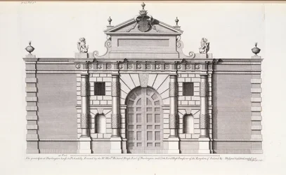 La Grande Porte à Burlington House, Piccadilly, de 