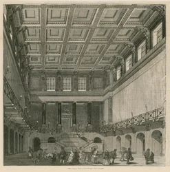 La grande salle, gare de Euston Square, Londres