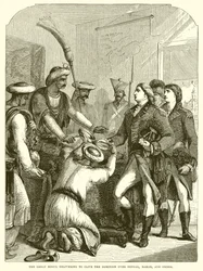 Le Grand Moghol remettant à Clive la domination sur le Bengale, le Bihar et l