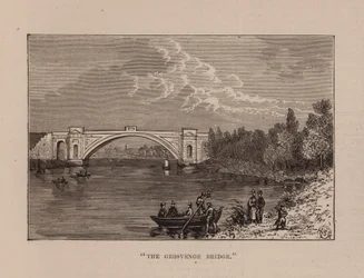 "Le pont Grosvenor" (gravure)