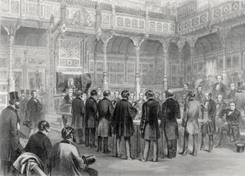 La Chambre des communes : prestation de serment des membres en 1857