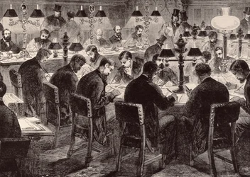 La Chambre des Communes : La Salle des Reporters, de 
