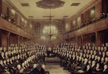 La Chambre des communes en session