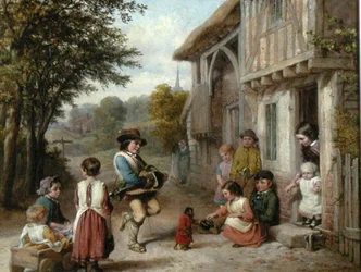 Le joueur de vielle, vers 1865