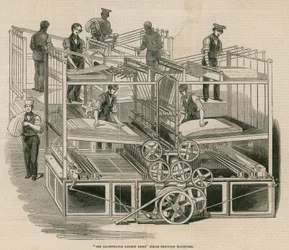 Les machines à imprimer à vapeur de The Illustrated London News