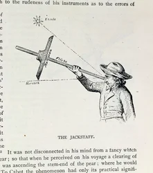 Le bâton de commandement, de The Narrative and Critical History of America, édité par Justin Winsor, Londres, 1886