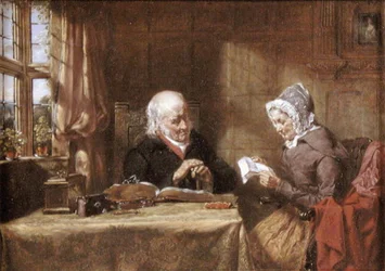 La lettre, ou Nouvelles de loin, vers 1860