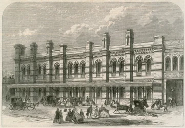 La gare de Ludgate Hill du London, Chatham and Dover Railway