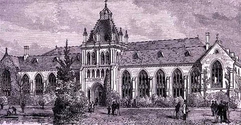Le Musée national, Melbourne, Australie, tiré de «Australian Pictures», publié par The Religious Tract Society