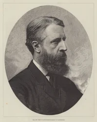 Le nouveau duc de Devonshire, marquis de Hartington (gravure)