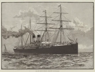 Le nouveau paquebot transatlantique français La Bourgogne