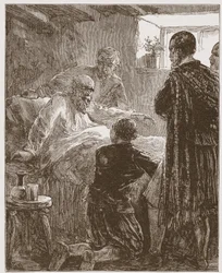 Le dernier sermon des vieux Covenanters, illustration de L