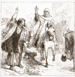 Le nonce papal Chieregato à Nuremberg, illustration de L
