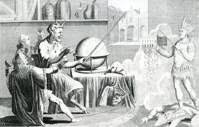 Le Parlement dissous, ou, le diable devenu diseur de bonne aventure, gravé par G. Terry