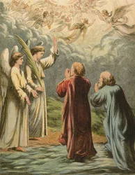 Les Pèlerins traversant la rivière