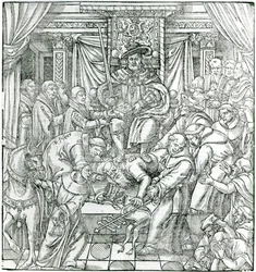Le Pape supprimé par le roi Henri VIII, 1534