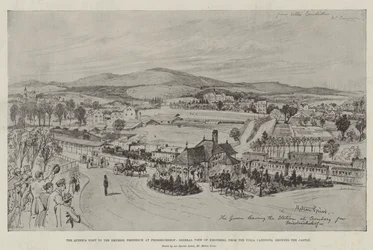 La visite de la reine à l