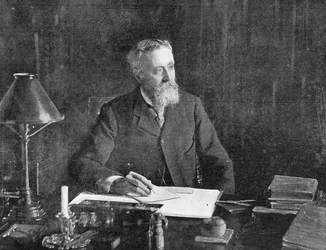 Le très honorable Sir Michael Hicks-Beach, illustration de The Graphic, 19 juillet 1902