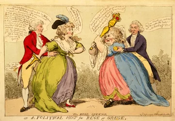 Les reines rivales ou une chaleur politique pour Rege et Grege, 1789