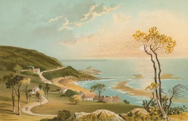 La route de Gorey à St. Catherines--Jersey