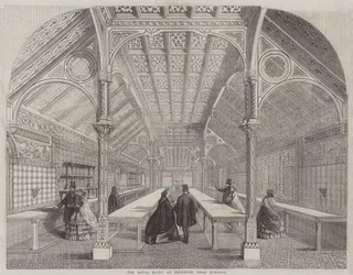La laiterie royale à Frogmore, près de Windsor (gravure)