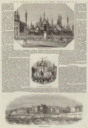 Le Pavillon Royal, Brighton (gravure)