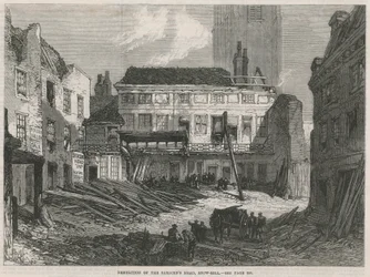 Le Saracens Head, Snow Hill, Démolition