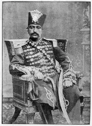 Le Shah de Perse, 1893